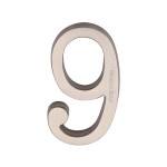 M Marcus Heritage Brass Numeral 9 - Concealed Fix 76mm